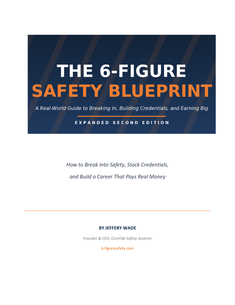 The 6-Figure Safety Blueprint cover page